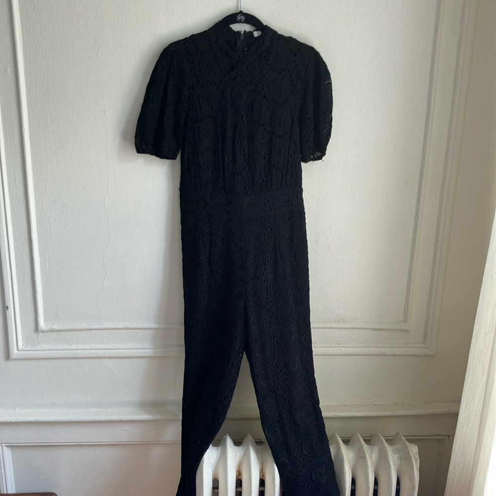 Elegant Black Lace Jumpsuit